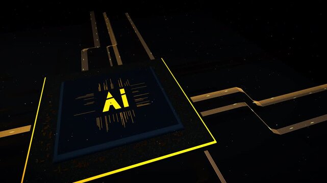 Spacious scenic view of Quantum AI Motherboard: Static Right Aligned Plate