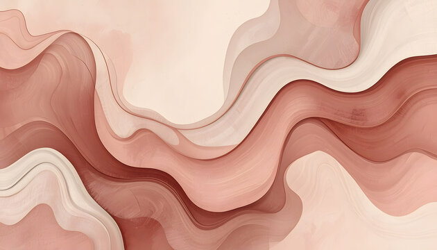 Abstract Vulnerability Unveiled and Tender Fragility Expression: Elegant Translucent Plum and Mauve Purple Fluid Waves with Glowing Gold Light for Mental Wellness, Luxury Cosmetics, and Book Cover Bac