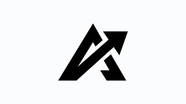 Black Arrows Logo Design Symbol.