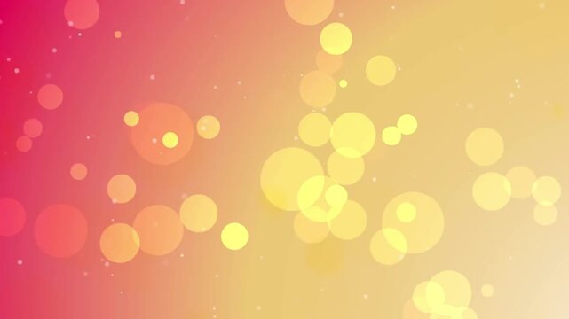 Golden Bokeh Lights Background Video.