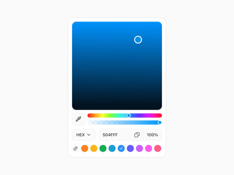 Color Picker Tool WebApp UIUX Design