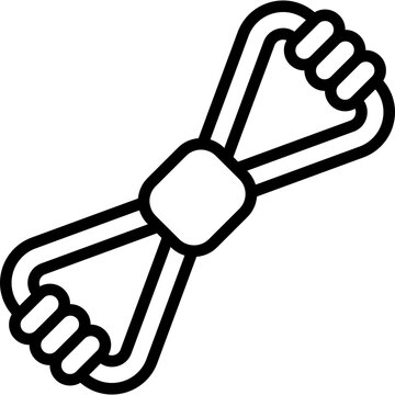 chest expander line icon