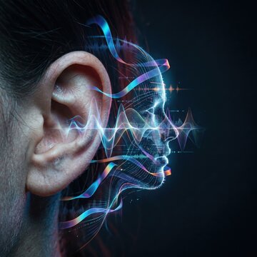 Cybersecurity AI deepfake detection auditory analysis digital interface human ear