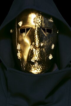 Futuristic mask avatars and mystical sci-fi masks