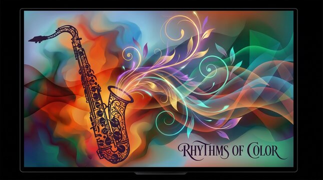 abstract background for Jazz Appreciation Month