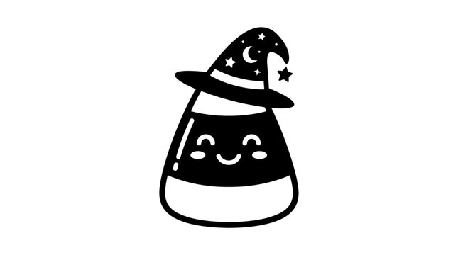 Candy Corn Wizard Character