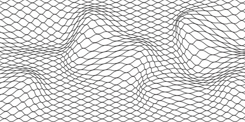 Mesh texture for fishing nets. Seamless pattern for sportswear or soccer goal, volleyball net, basketball hoop, hockey, athletics. © Ubay