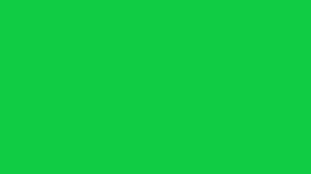 Animated Subscribe Button Overlay on Green Screen Background for Chroma Key Editing