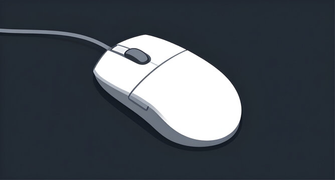 computermouse, wiredmouse, mouseicon, computeraccessory, peripheral, cursorcontrol, technology, hardware, device, office, electronics, inputdevice, workstation, vector, illustration, isolated, equipme