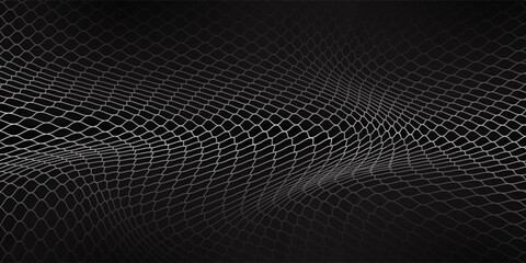 Mesh texture for fishing nets. Seamless pattern for sportswear or soccer goal, volleyball net, basketball hoop, hockey, athletics. vector illustration. Abstract net background for sports. © Faisol