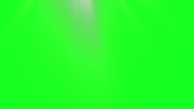 Diagonal left sun rays and slanting beams project across a green screen chroma key background. This high-quality visual effect asset is designed for premium cinematic video
