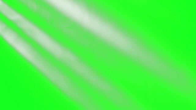 Sharp parallel diagonal lines and speed streaks project across a green screen chroma key background. This high-quality visual effect asset is designed for premium cinematic video