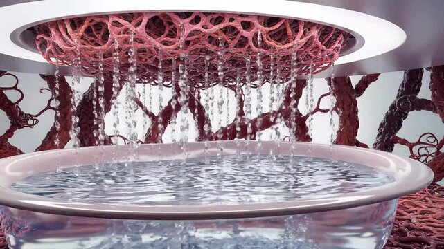 Renal primary urine filtration and kidney detoxification hydration
