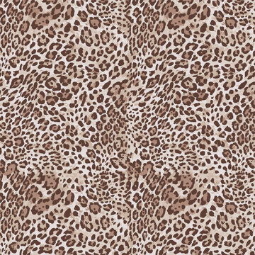 Leopard Print Seamless Pattern for Textile Design.Classic Leopard Animal Print Repeat Leopard Skin.