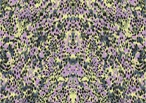 Leopard Print Seamless Pattern for Textile Design.Classic Leopard Animal Print Repeat Leopard Skin.