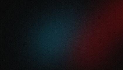Fototapeta premium Dark Neon Gradient Background. Abstract Blue Red Light Glow. Blurred Atmospheric Color Texture. Moody Wallpaper Design