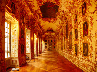 Obraz premium Ancestral Gallery at the Residenz Museum, Munich, Germany 