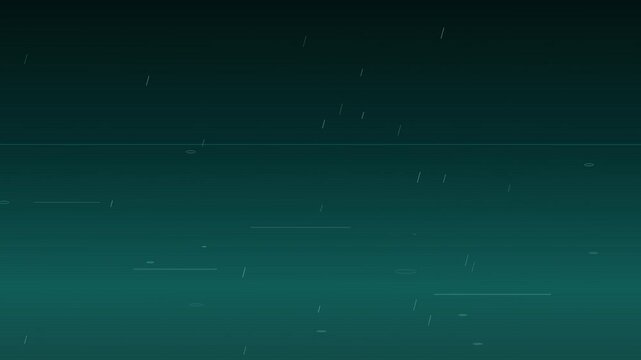Ethereal deep teal digital background loop featuring abstract cosmic particles and subtle data streams, evoking a tranquil yet dynamic futuristic pixelated ambiance perfect for technology concepts