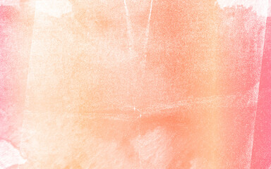 Fototapeta premium High-resolution abstract pastel texture background featuring a soft blend of peach, coral, blush pink, and creamy beige tones with delicate distressed details and artistic grain effects.