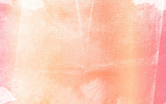High-resolution abstract pastel texture background featuring a soft blend of peach, coral, blush pink, and creamy beige tones with delicate distressed details and artistic grain effects.