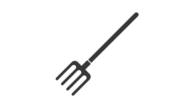 Pitchfork tool for farming and gardening.