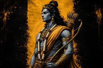 Fototapeta premium Lord ram hd illustration photo ai 