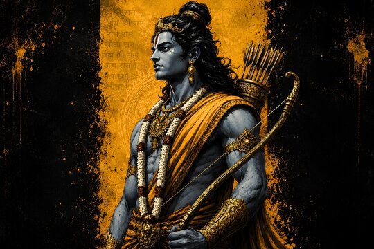 Lord ram hd illustration photo ai 
