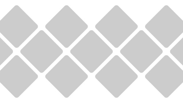 Rhombus photo collage template with rounded corners layout, diamond shaped picture frames grid vector for social media banner, photography presentation, website header or moodboard mockup