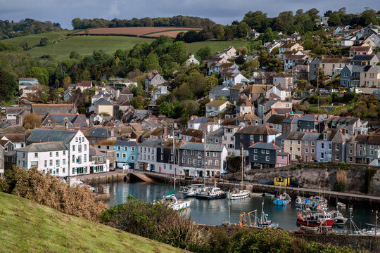 The harbor at Mevagissey on the south coast of Cornwall, England.