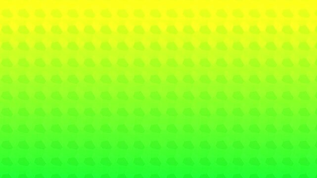 Abstract martini gradient animation featuring a repeating geometric pattern of soft block-like shapes over a yellow and green background.