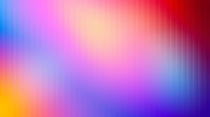 Obraz premium Multicolored gradient abstract background with blurred vertical lines