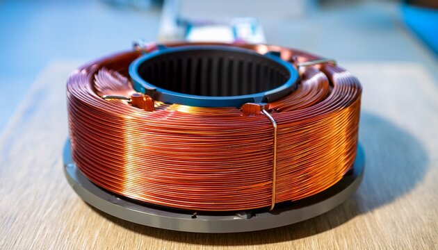 brushless motor stator with copper wire coil winding for rare earth magnet electric motor used in drone and industry application