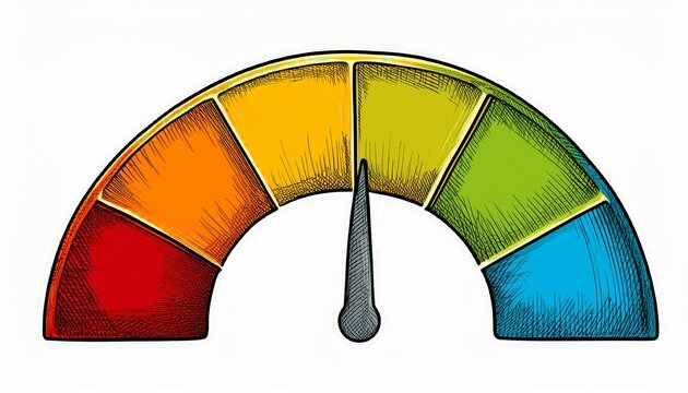 hand drawn mood meter symbols