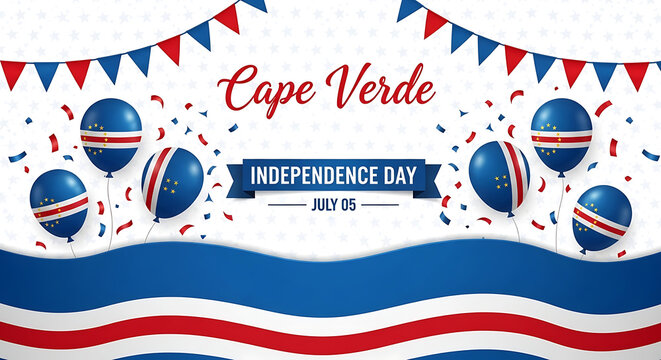 4th of july pixie banner with balloons