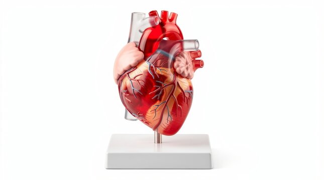 Detailed Anatomical Human Heart Model for Medical Study