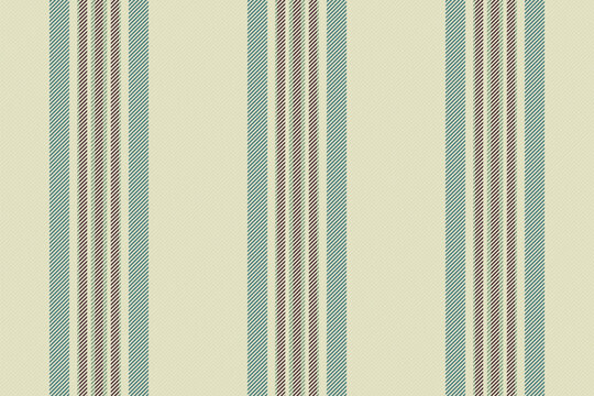 Ltring seamless vector vertical, perfect stripe background lines. Pappy texture textile fabric pattern in light and teal colors.