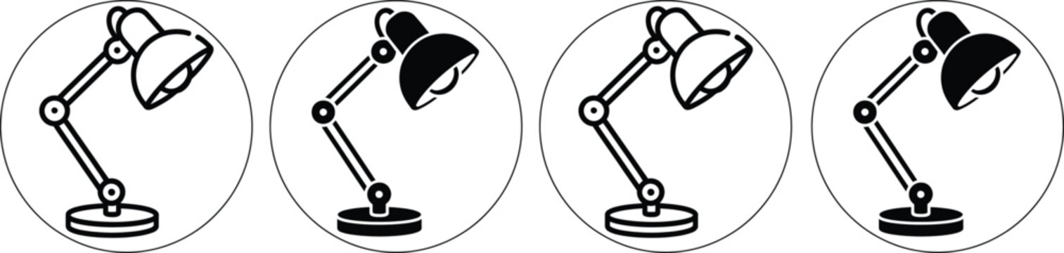 Robot arm holding different tools in four steps