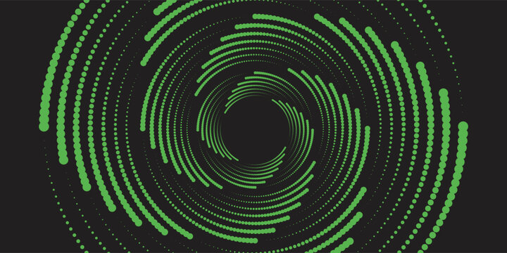 Half tone circle, Clean dot swirl pattern, Circle design elements, Spiral, Swirl shape made of circular&nbsp;pattern&nbsp;of&nbsp;dots