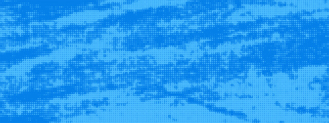 Naklejka premium Blue comic pop-art halftone background vector illustration