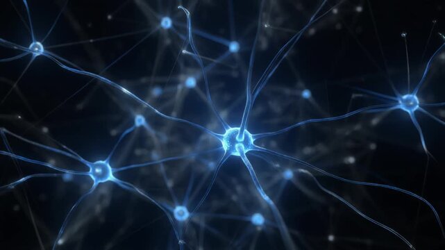 AIニューラルネットワーク発光エフェクト