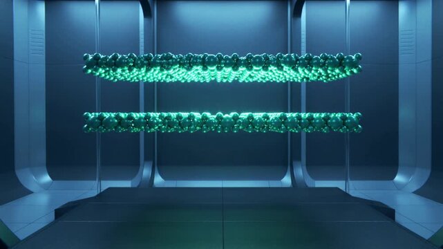 Acoustic levitation chamber ultrasonic wave particle suspension array