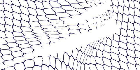Mesh texture for fishing nets. Seamless pattern for sportswear or soccer goal, volleyball net, basketball hoop © abdus