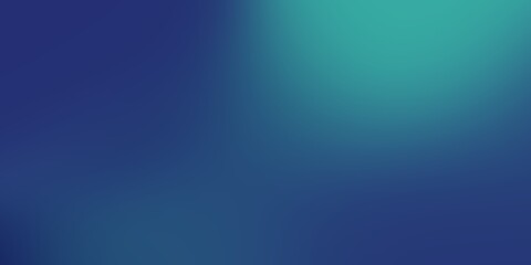 Obraz premium Abstract blue gradient background with smooth teal light transition for modern digital graphic design project layouts