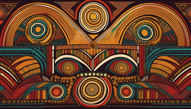 ndebele art a graphic of ndebele tribal art featuring bold geometric patterns