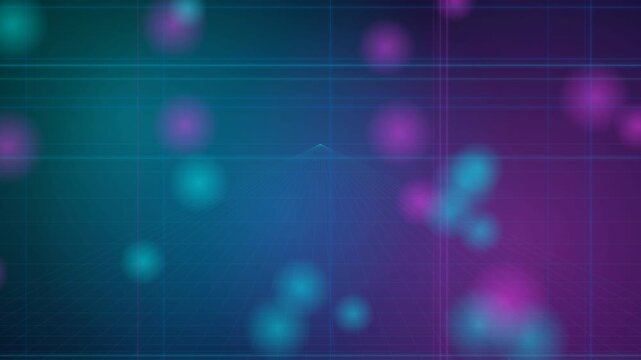 Vibrant motion of colorful abstract lights and particles creating dynamic visual effects for digital animation and motion graphics projects.