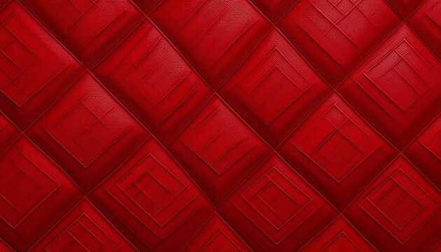 abstract red diamond pattern background with textured surface design