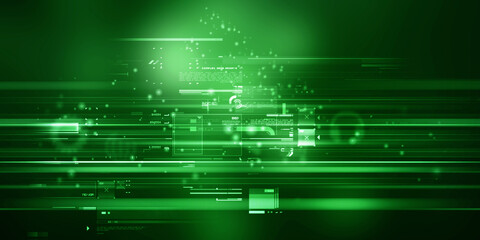 2d illustration abstract technology background © jijomathai