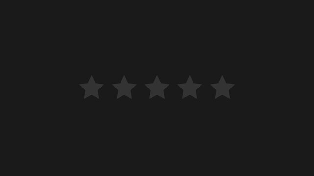 rating star feedback customer review quality animation