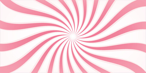 Pink circus background. Funfair swirl patern. Spiral carnival pattern. © Muhammad