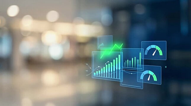Data Visualization Dashboard with Graphs and Metrics